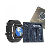 ULTRA V2 Fashion Smartwatch With 4 Straps Black image 0