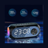 Kisonli LP-2S Bluetooth Speaker RGB Alarm Clock image 1