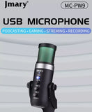 Jmary Mc-PW9 Professional Microphone RGB USB image 1