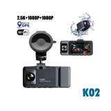Dash Cam K02 2.5k 1080p Built-in GPS image 0