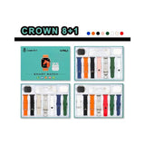 CROWN 8+1 ULTRA 2 SMART WATCH + PRO 2 AIR PODS image 0