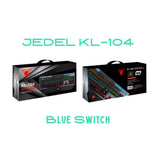 Jedel Mechanical Keyboard KL-104 Blue Switch image 0
