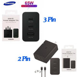 Samsung 65w PD Charger 2pin/3pin (Master copy) image 0