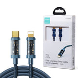 JOYROOM Type-C To Lightning 20w Cable Transparent image 1