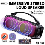 Remax Wireless Speaker RGB RB-M67 image 0