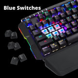 GAMEPOWER Katana RGB Mechanical Keyboard Blue Switch image 1