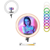 Speed-X 26cm RGB Ring Light image 0