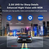 Dash Cam K02 2.5k 1080p Built-in GPS image 1