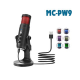Jmary Mc-PW9 Professional Microphone RGB USB image 0