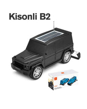 Kisonli B2 10W Solar Charging Bluetooth Car Speaker AUX FM 1200mAh Lafafa.pk Pakistan
