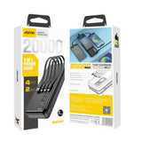Aspor 4 IN 1 Power Bank 20000MAH A301 image 0