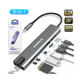 SPEED-X 8 IN1 Multi Port TYPE C Hub image 0
